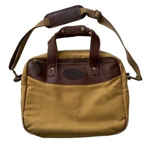 Bob Timberlake Luggage Collection Briefcase Messenger Laptop Bag Leather Canvas